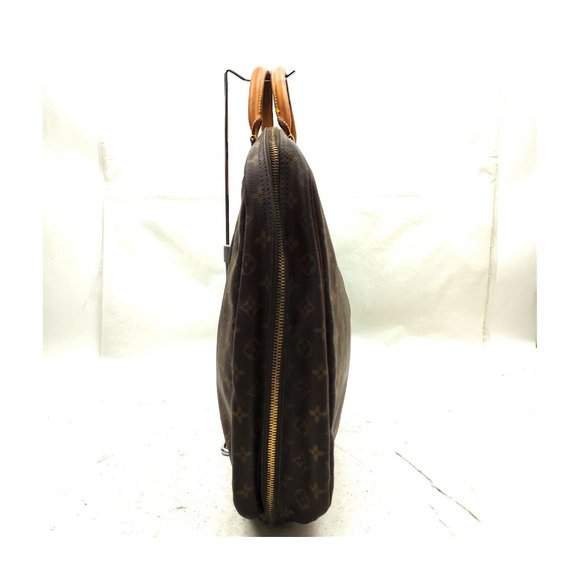 Louis Vuitton Travel Bag Alize 1 Poche Browns - Picture 4 of 10